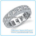Micro Pave Ring High Quality Fashion Designs CZ Diamond Wedding Rings